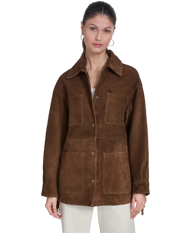 Levi's Women's Real Suede 4-Pocket Chore Coat