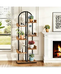 Yigii Rotating Spice shelf Paper Towel Holder 2 Tier Lazy Susan Kitchen Countertop