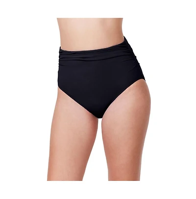 Profile by Gottex Women's Tutti Frutti Shirred High Waist Swim Bottom