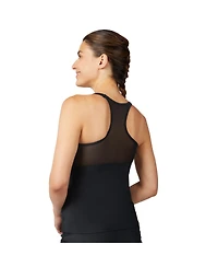 Free Country Women's Mesh Zip-Up Tankini Top