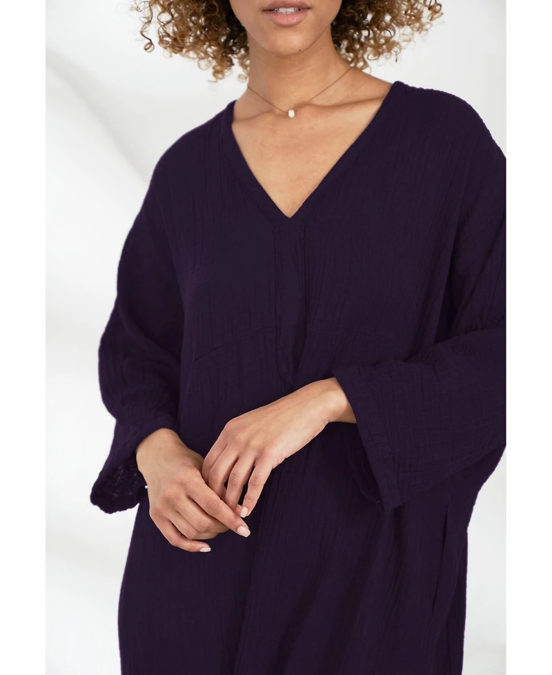Ocean+Main Women's Gauze Arc Seam Caftan