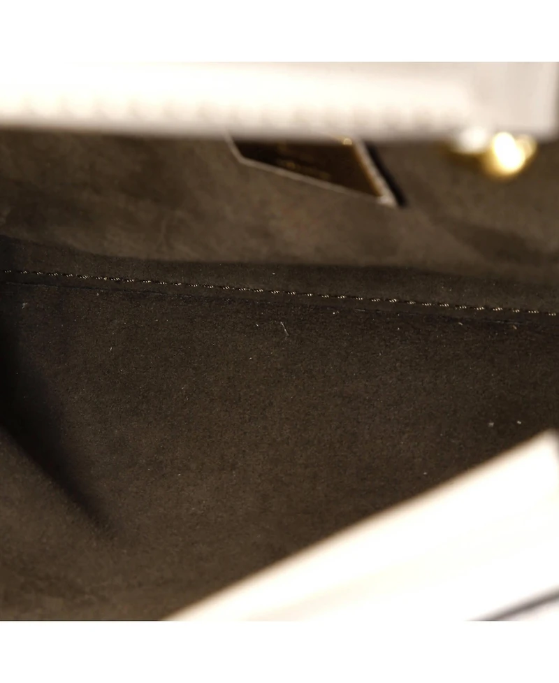 Pre-Owned Fendi Regular Peekaboo Bag Leather with Plexiglass Detail