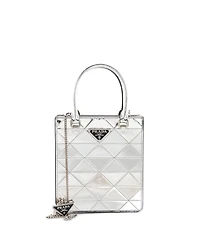 Pre-Owned Prada Mini Triangle Tote Spazzolato Leather