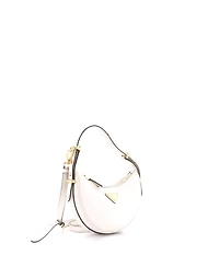 Pre-Owned Prada Mini Arque Half Moon Hobo Leather
