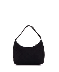 Pre-Owned Prada Small Hobo Quilted Tessuto