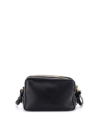 Pre-Owned Prada Dual Strap Double Zip Camera Bag Vitello Daino