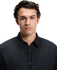 Boss By Hugo Men's Linen Regular-Fit Dress Shirt