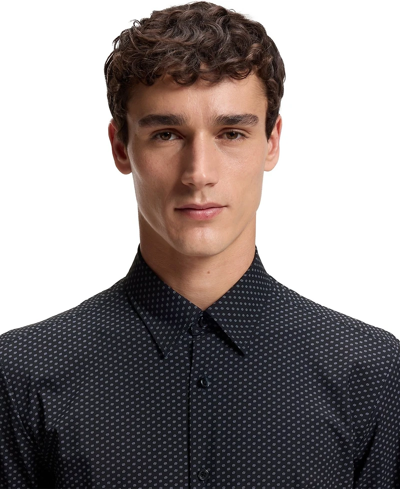 Boss By Hugo Men's Performance-Stretch Jersey Dress Shirt
