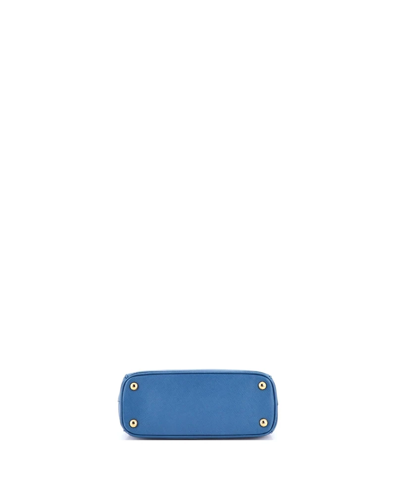 Pre-Owned Prada Small Double Zip Lux Tote Saffiano Leather