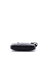 Pre-Owned Gucci Small Signature Zip Messenger Bag Guccissima Leather