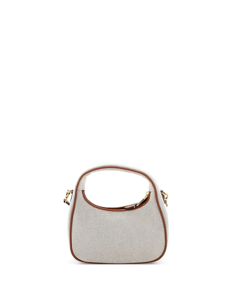 Pre-Owned Miu Miu Mini Wander Hobo Canvas