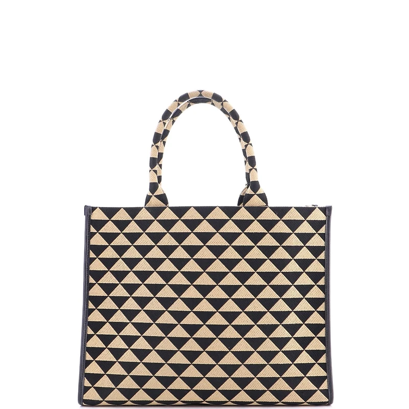 Pre-Owned Prada Large Symbole Shopper Tote Jacquard