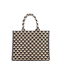 Pre-Owned Prada Large Symbole Shopper Tote Jacquard