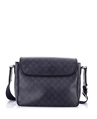 Pre-Owned Gucci Medium Ophidia Flap Messenger Bag Gg Coated Canvas