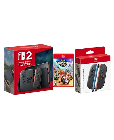 Nintendo Switch 2 Console with Mario Kart World and Extra Joy-Cons Bundle