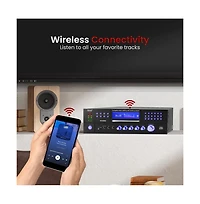 Pyle 4-Channel Bluetooth Home Theater Amplifier Receiver with Cd/Dvd Player (PD1000BA)