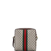 Pre-Owned Gucci Medium Ophidia Messenger Bag Gg Coated Canvas