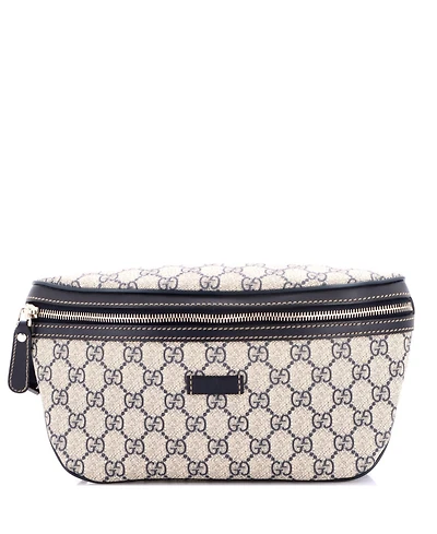 Pre-Owned Gucci Small Belt Bag Gg Coated Canvas with Leather