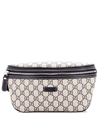 Pre-Owned Gucci Small Belt Bag Gg Coated Canvas with Leather