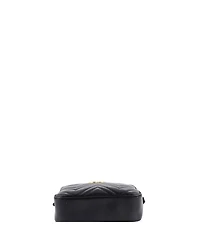 Pre-Owned Gucci Small Gg Marmont Shoulder Bag Matelasse Leather