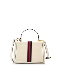 Pre-Owned Gucci Small Ophidia Flap Top Handle Bag Leather