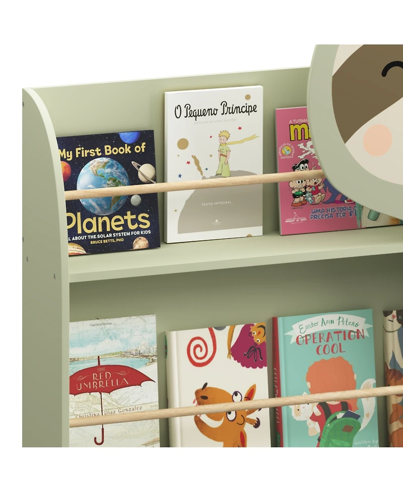 Rainsken Sloth Kids Bookshelf