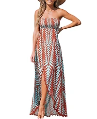 Cupshe Women's Sunny Coast Geo Maxi Beach Dress