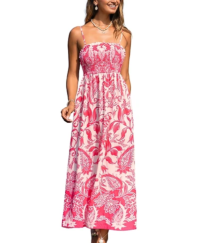 Cupshe Women's Day After Tropical Maxi Beach Dress
