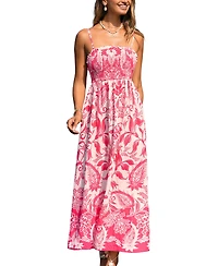 Cupshe Women's Day After Tropical Maxi Beach Dress