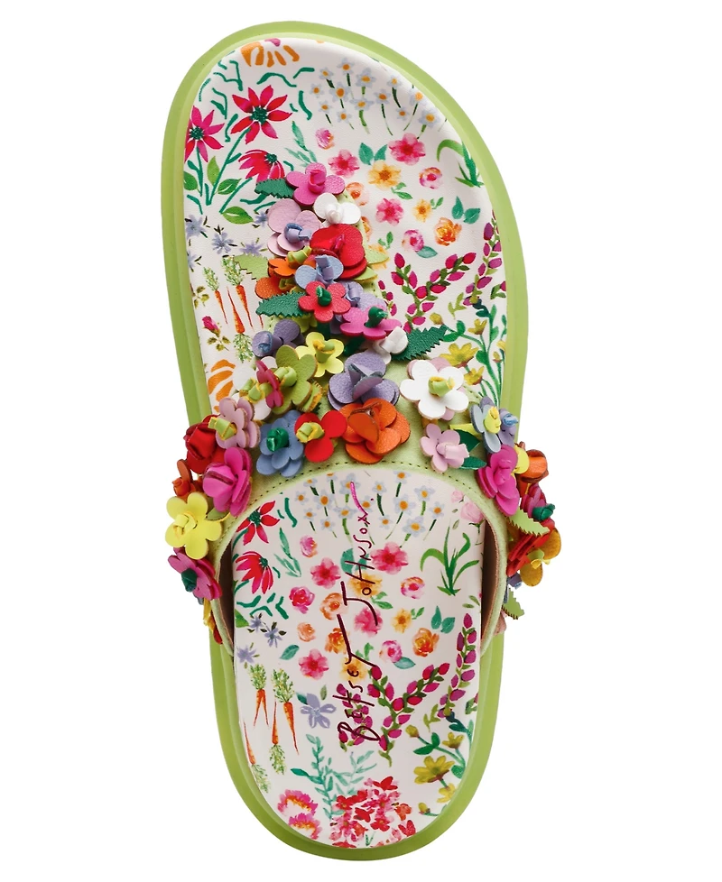 Betsey Johnson Women's Kammeron Slip-On Flat Sandals