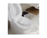 gaomon One Piece Toilet for Bathroom, Elongated Toilet with Left-Hand Trip Lever, Dual Flush 0.8/1.28 Gpf, Soft-Close Seat