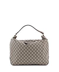 Pre-Owned Gucci Large Chain Hobo Gg Coated Canvas