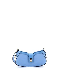 Pre-Owned Gucci Mini Moon Side Shoulder Bag Gg Canvas