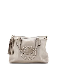 Pre-Owned Gucci Soho Convertible Soft Top Handle Bag Leather