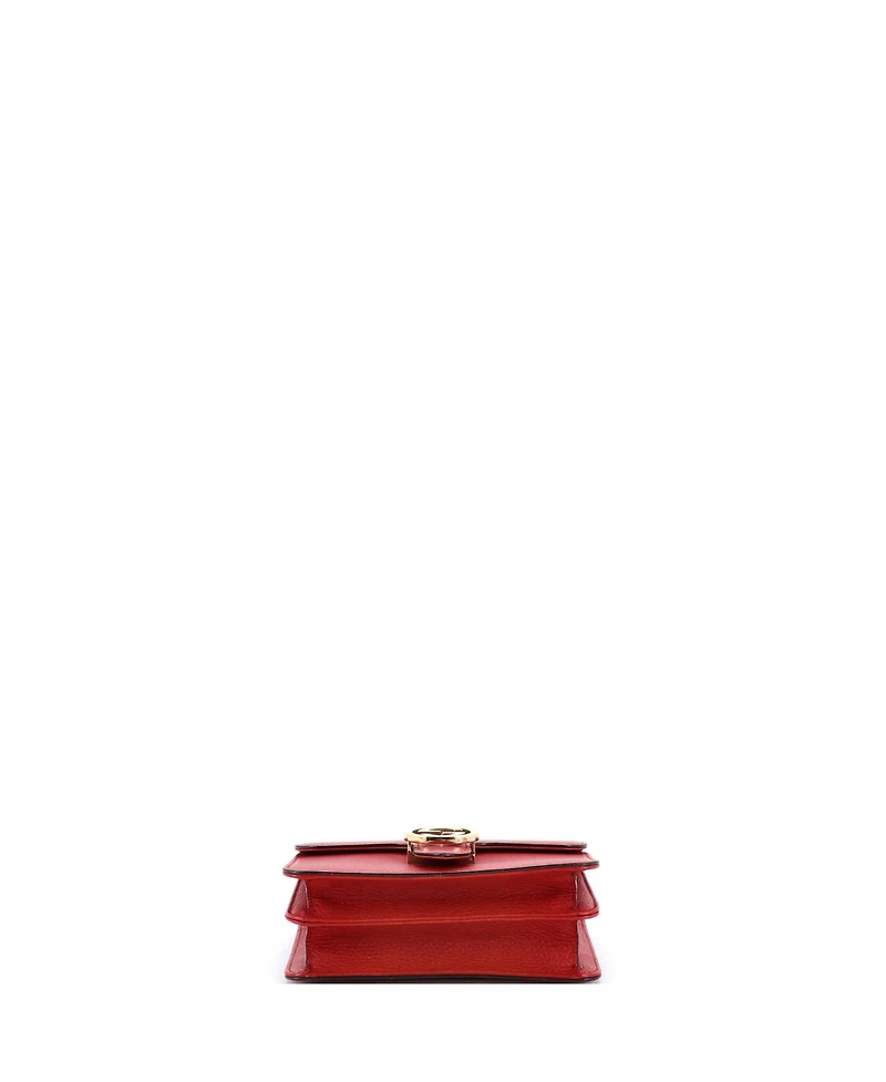 Pre-Owned Gucci Small Interlocking Shoulder Bag Leather