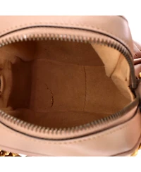 Pre-Owned Gucci Mini Gg Marmont Vertical Phone Crossbody Bag Matelasse Leather
