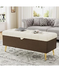Rainsken Modern Storage Ottoman Bench