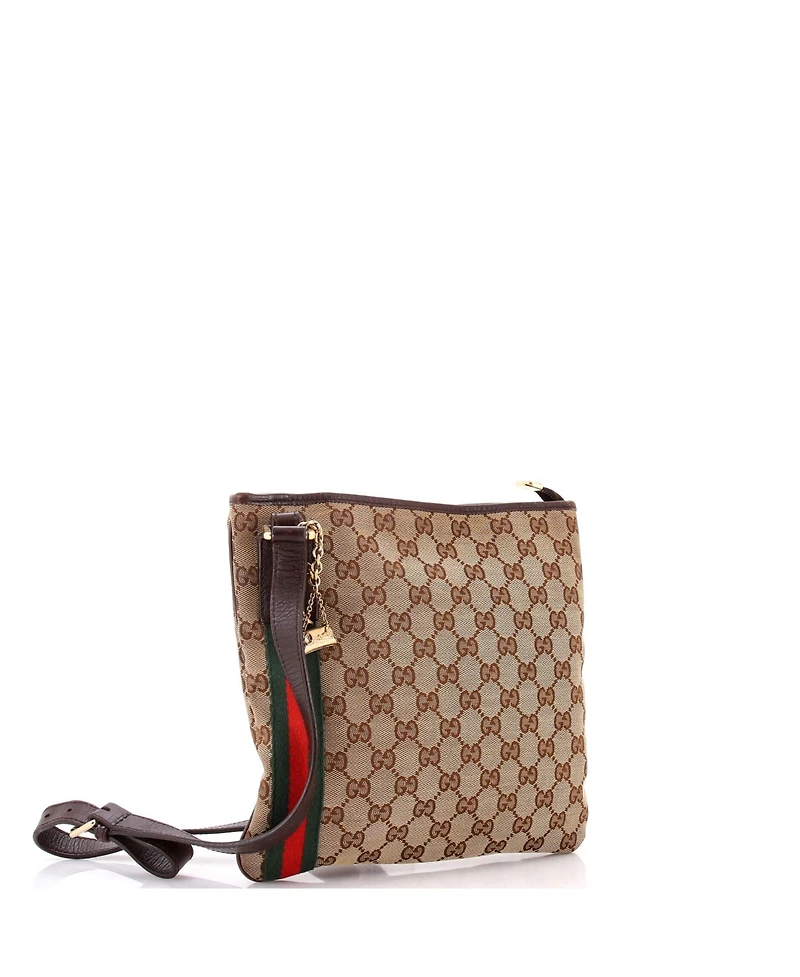 Pre-Owned Gucci Jolicoeur Messenger Bag Gg Canvas