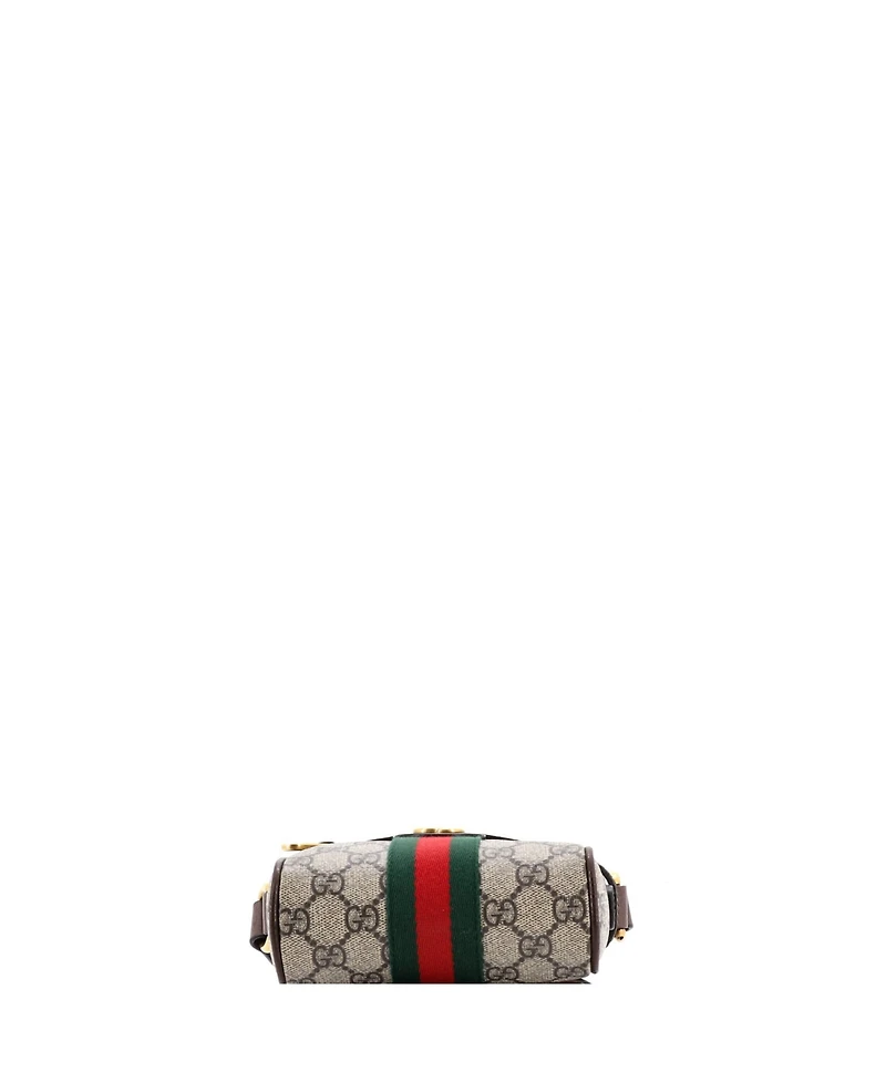 Pre-Owned Gucci Mini Ophidia Messenger Bag Gg Coated Canvas