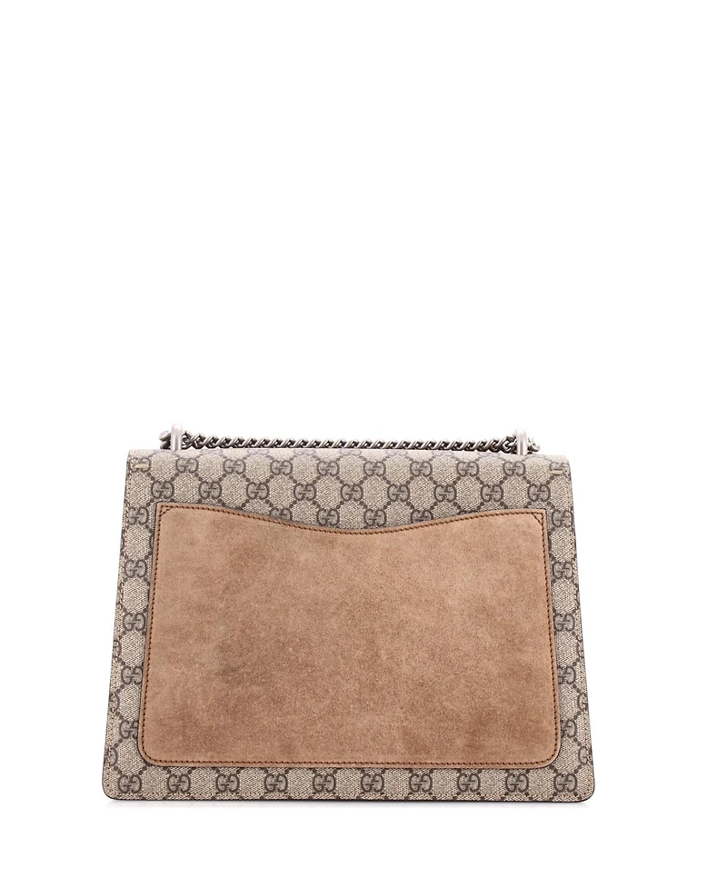 Pre-Owned Gucci Medium Dionysus Bag Gg Coated Canvas