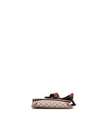 Pre-Owned Gucci Neo Vintage Flap Belt Bag Gg Coated Canvas