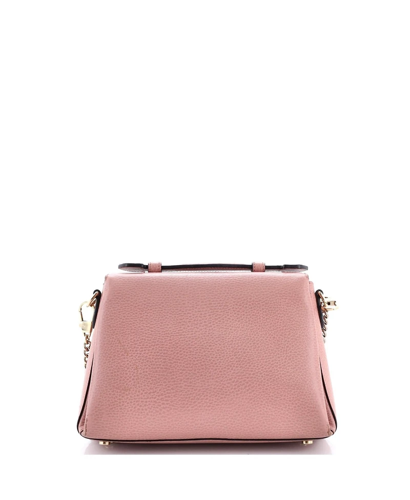 Pre-Owned Gucci Medium Interlocking Top Handle Bag Leather