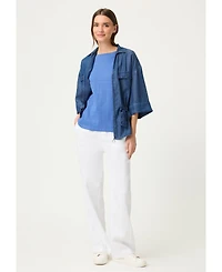 Olsen Women's Rib Knit T-Shirt