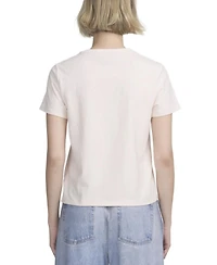 Elle Collection Women's Tee With Logo Applique