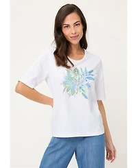 Olsen Women's Placement Print T-Shirt