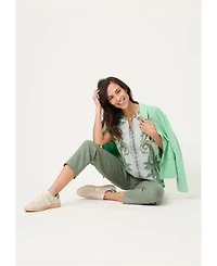 Olsen Women's Paisley Panneaux Print T-Shirt