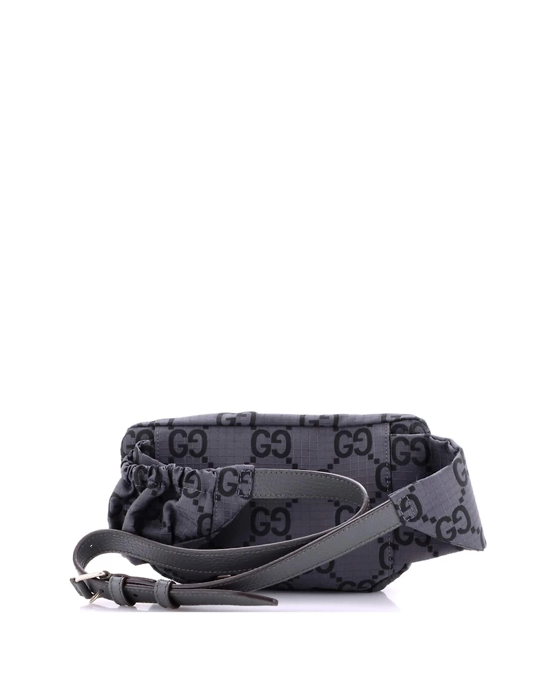 Pre-Owned Gucci Ripstop Belt Bag Gg Nylon and Leather