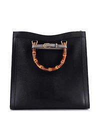 Pre-Owned Gucci Large Diana Nm Bamboo Handle Tote Leather