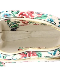 Pre-Owned Gucci Mini Interlocking G Heart Shoulder Bag Diagonal Quilted Printed Leather