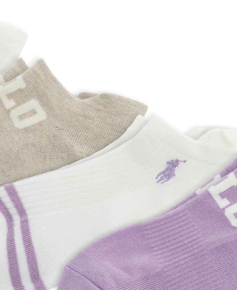 Polo Ralph Lauren Women's Polo Low Cut Socks, 6-Pack